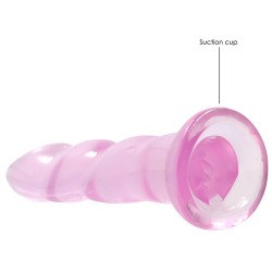 Real Rock Crystal Gode Twist Crystal RealRock 16 x 4cm Rose